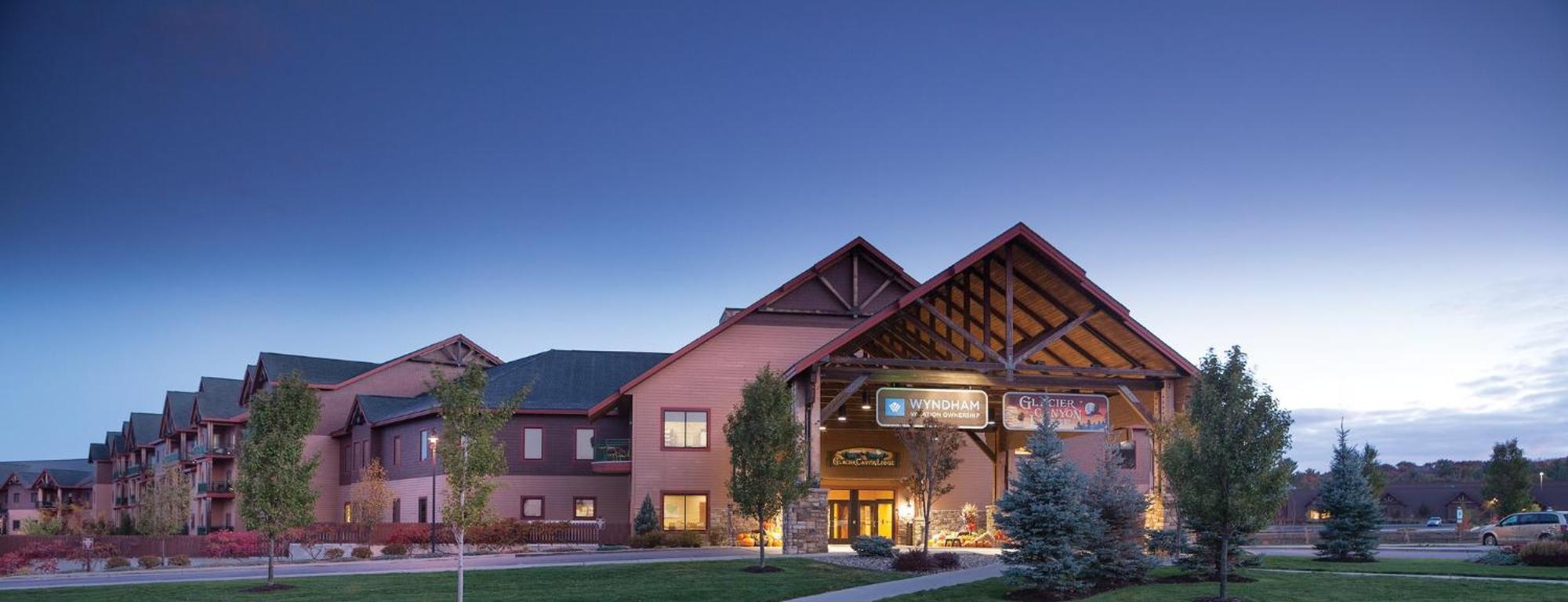 Club Wyndham Glacier Canyon Wisconsin Dells Exterior photo